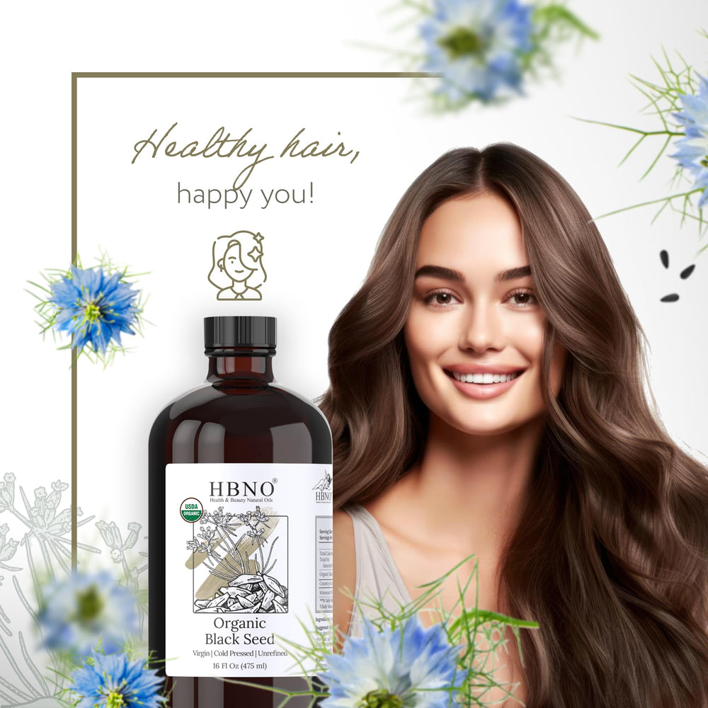 HBNO glass bottle on bathroom shelf for value-size packaging