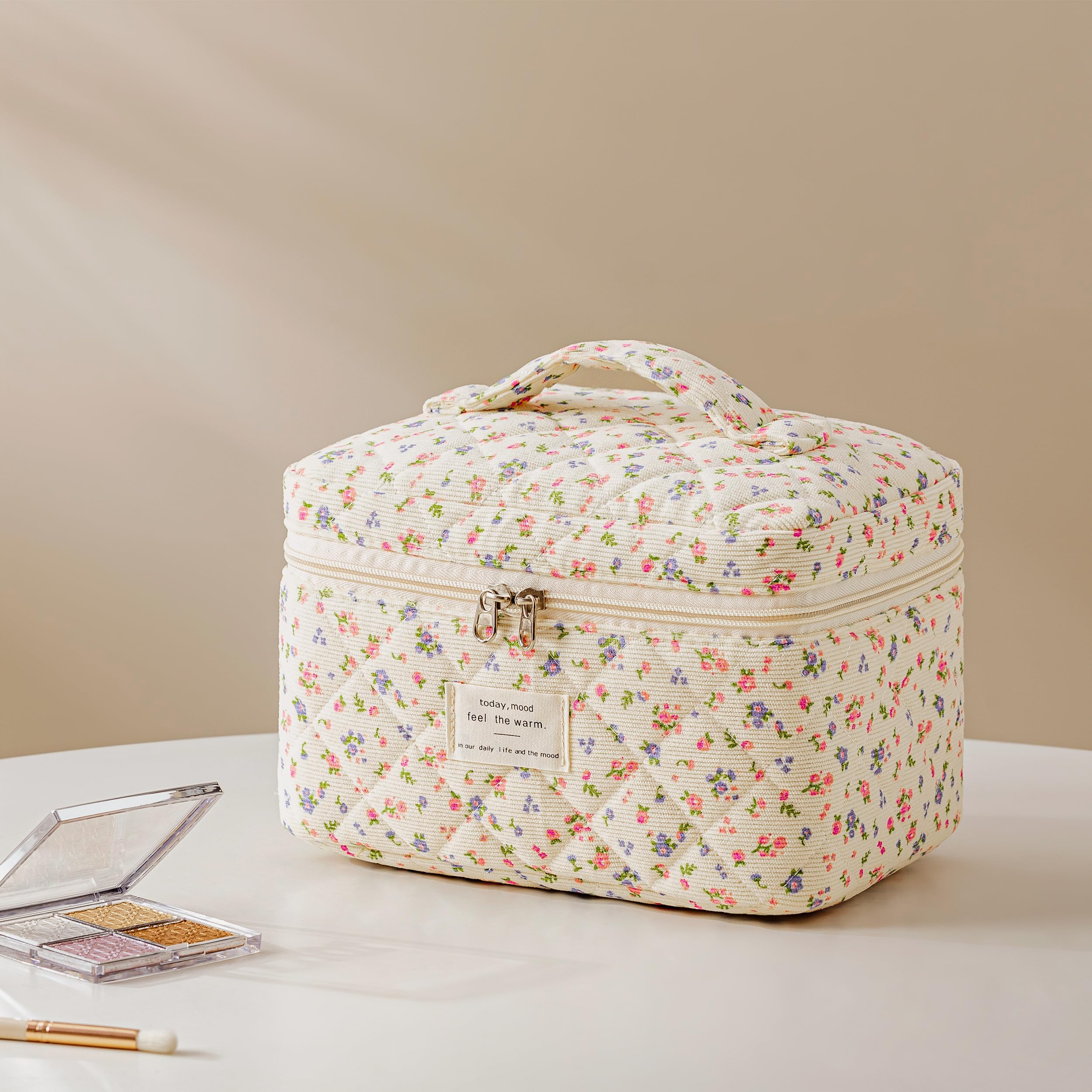 HBselect makeup bag multipurpose organizer suitable for cosmetics, skincare, and pencils.