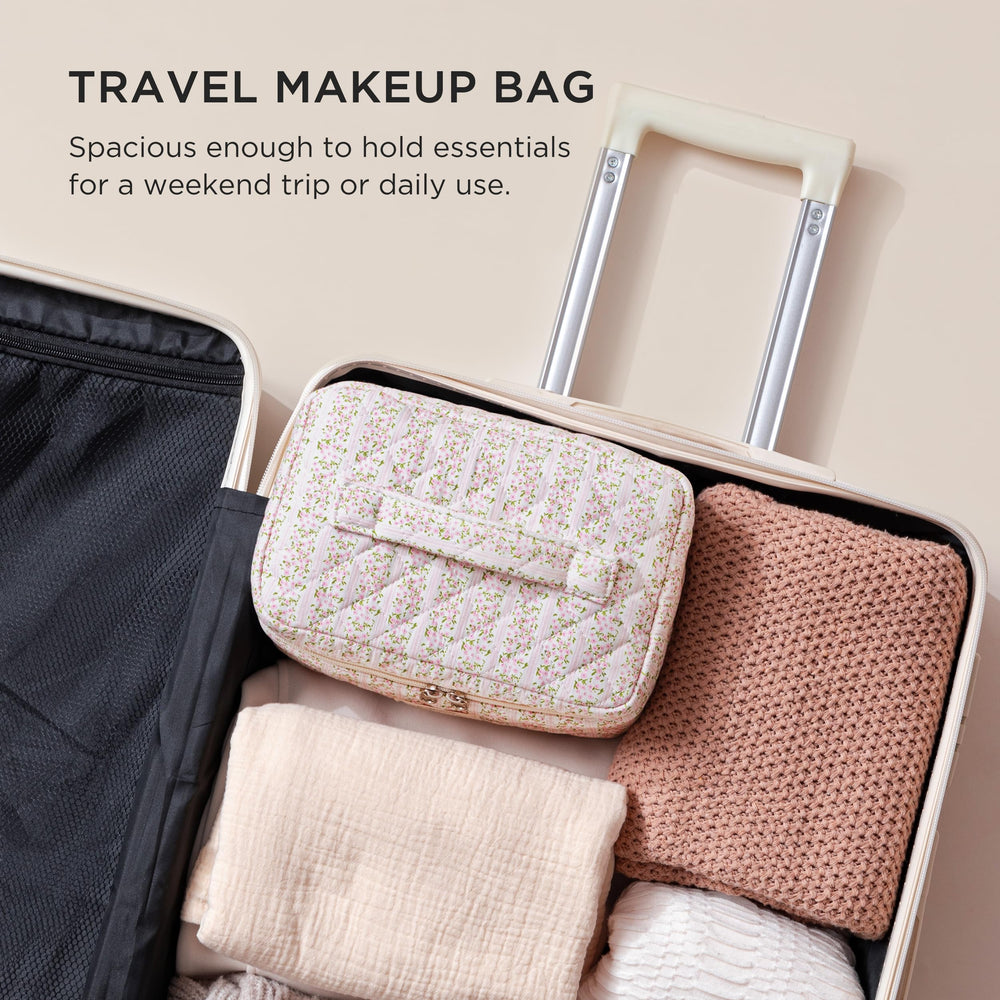 HBselect multi functional cosmetic bag doubles as a tote and storage organizer.