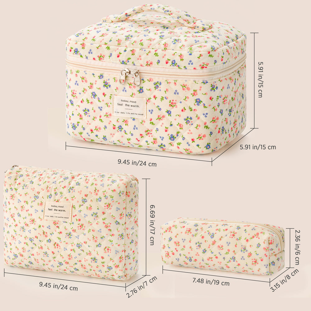 HBselect quilted makeup bag gift-ready presentation, ideal for gifting friends and family.