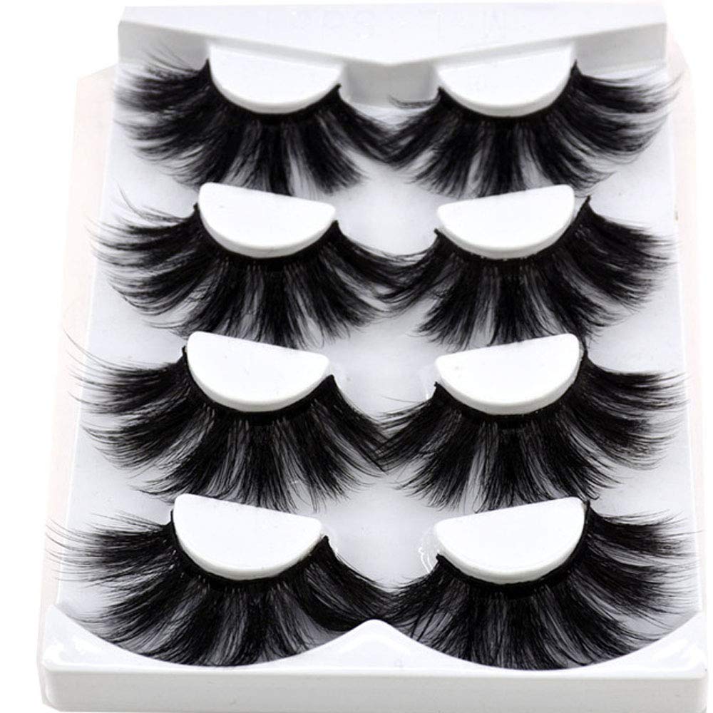 HBZGTLAD MDR-5 25mm lashes outer view shows dramatic length and fullness