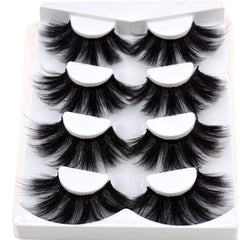 HBZGTLAD MDR-5 25mm lashes outer view shows dramatic length and fullness
