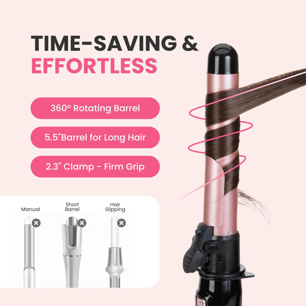 HC Honey Coco ceramic technology delivers smooth, snag-free curls