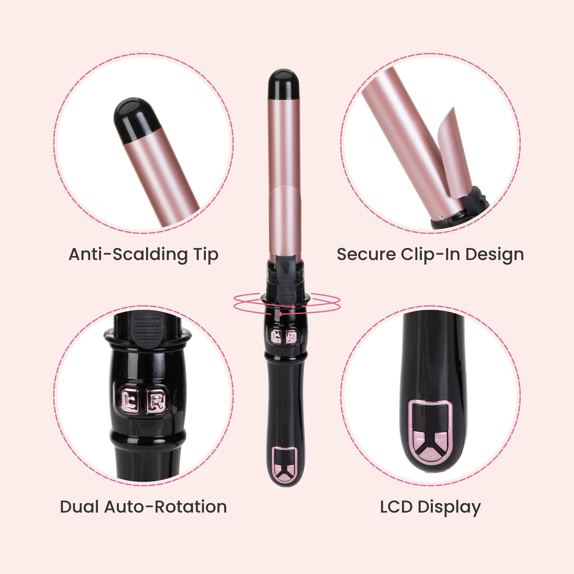 HC Honey Coco multiple heat settings customize styling for different hair types