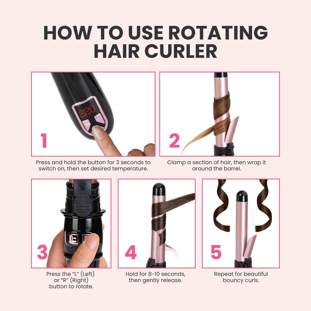 HC Honey Coco long-lasting curls stay all day with ceramic tech