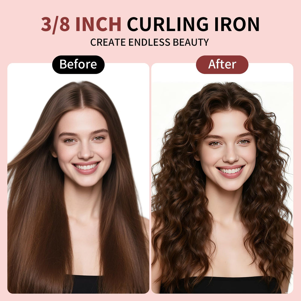HCAH tourmaline ceramic technology for even heat and shiny curls