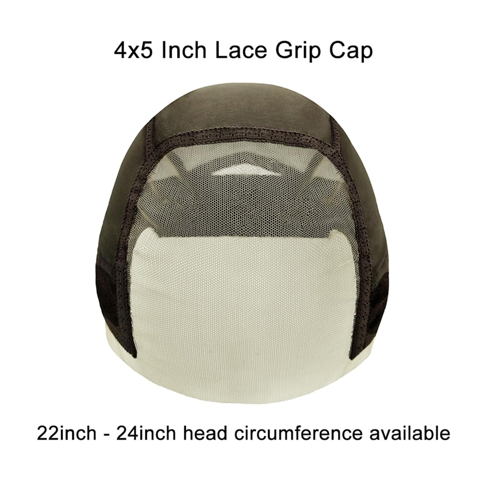 HD Wig Cap 4x5 transparent lace front for seamless hairline.