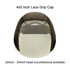 HD Wig Cap 4x5 transparent lace front for seamless hairline.