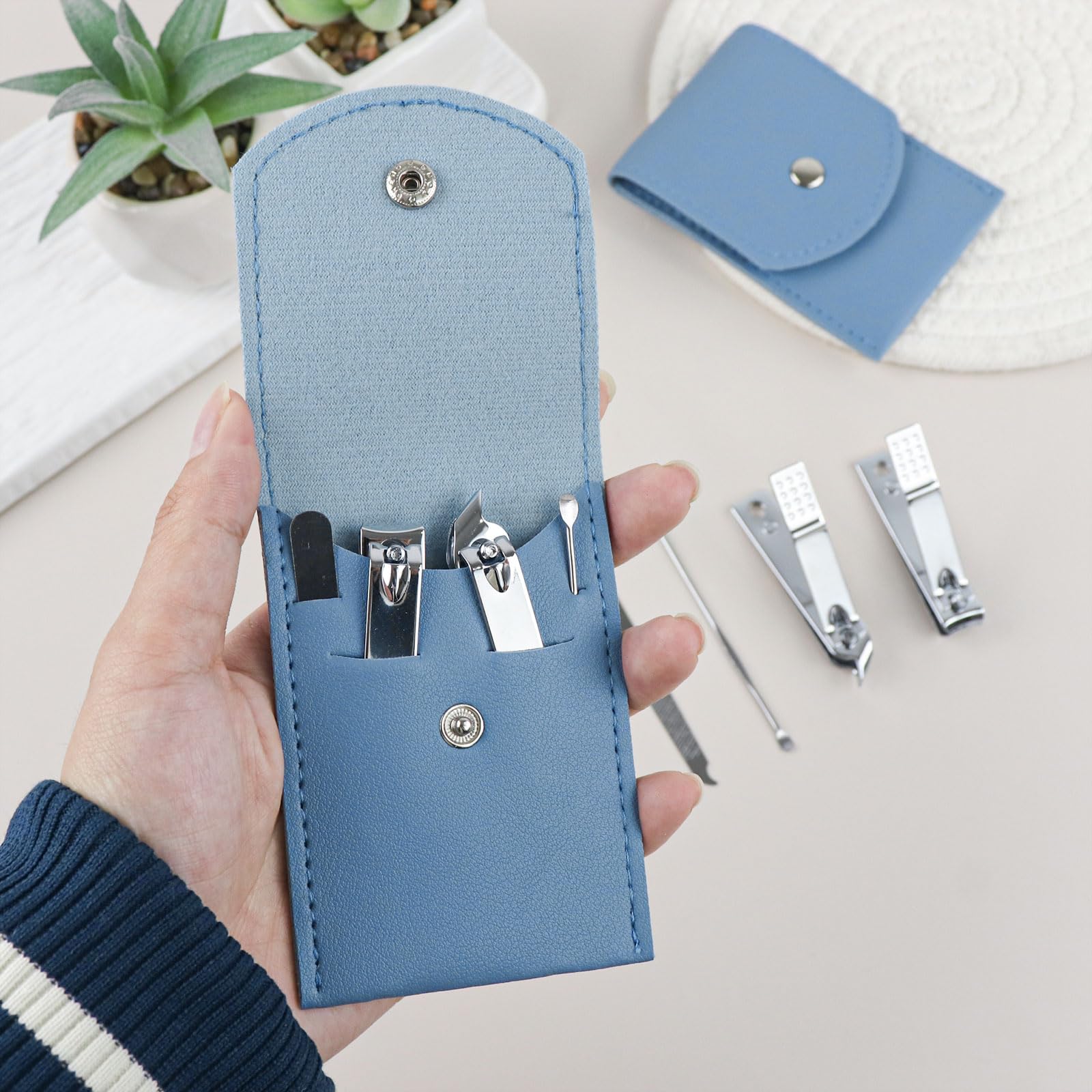 HDFCLUP nail file smooths edges for comfortable grooming.