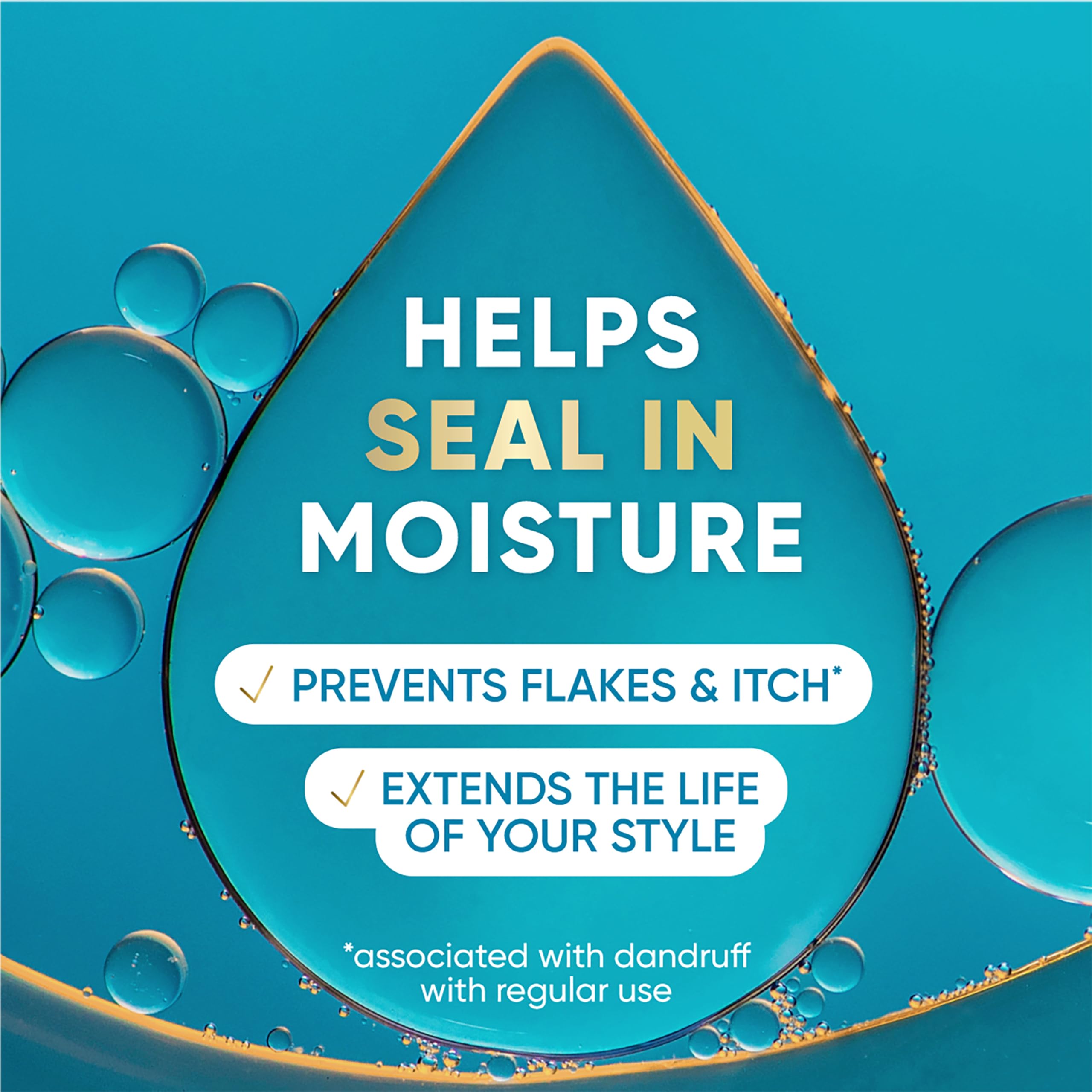Head & Shoulders cream texture close-up showing light, non-greasy finish