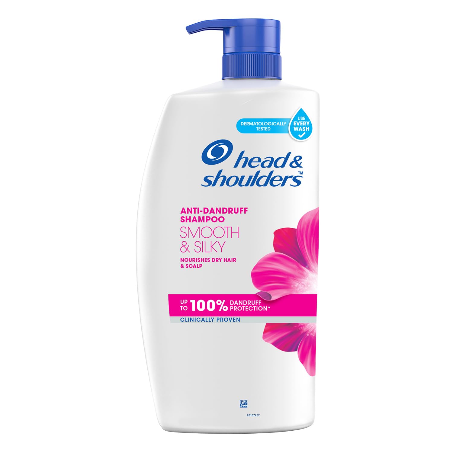 Head & Shoulders Smooth and Silky shampoo bottle front with clean packaging.
