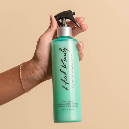 Silky, glossy hair after Head Kandy Third Wheel protection spray