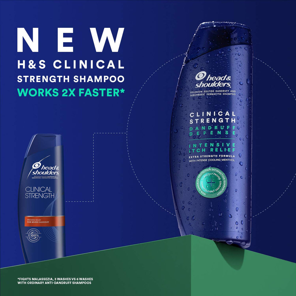 Head & Shoulders applying shampoo and massaging into scalp for cleansing
