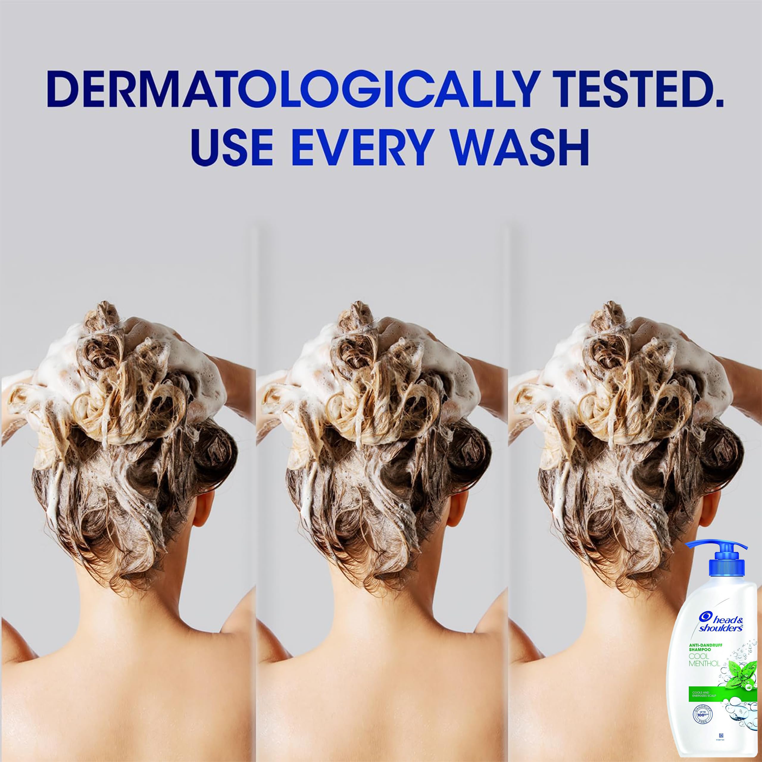 Head & Shoulders bottle cap pump enables mess-free dispensing during showers.