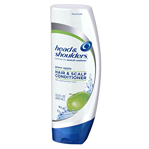 Head & Shoulders Green Apple Conditioner scent lingers for a fresh feel.