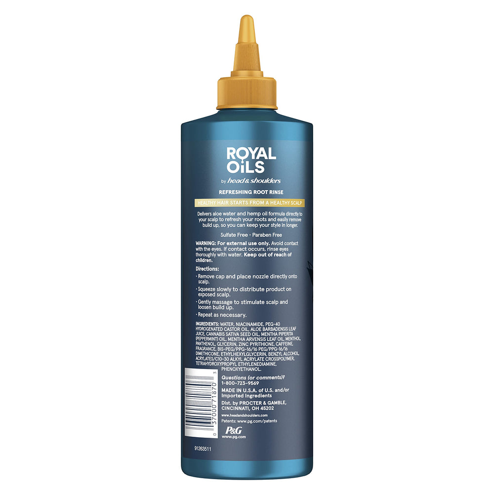 Head & Shoulders Royal Oils Aloe Water drops highlight soothing scalp refreshment