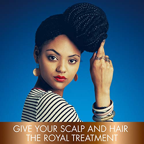 Head & Shoulders Royal Oils rinse with water flowing to wash away product