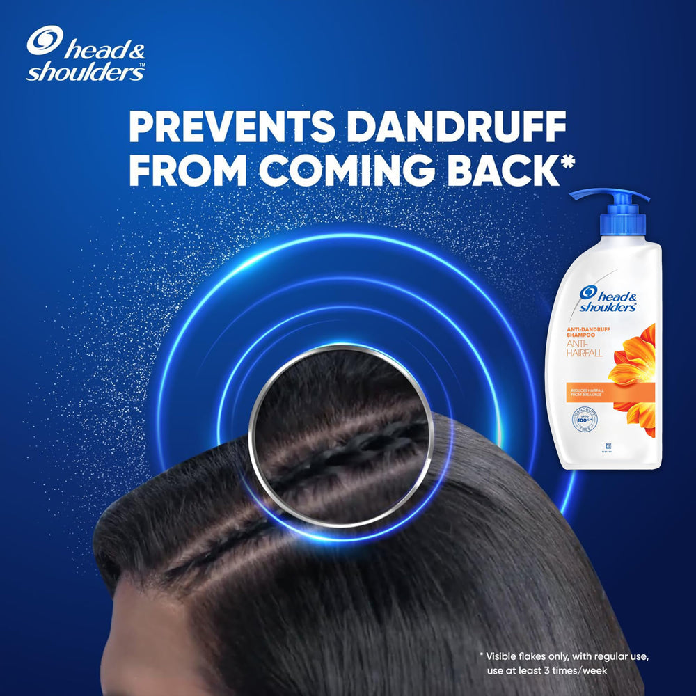 Head & Shoulders scalp-care formula conveys deeper cleanse and balanced moisture.
