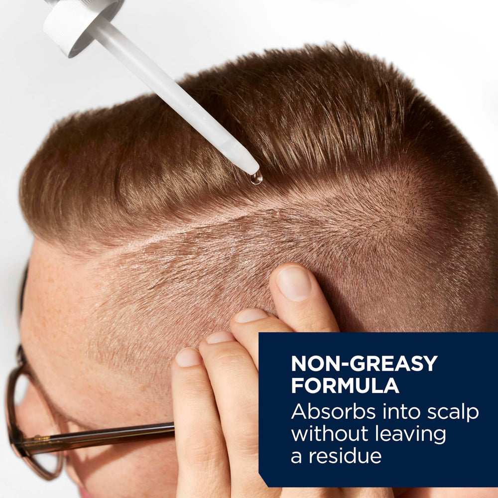 Head & Shoulders Scalp X non-greasy formula close-up with quick absorption.