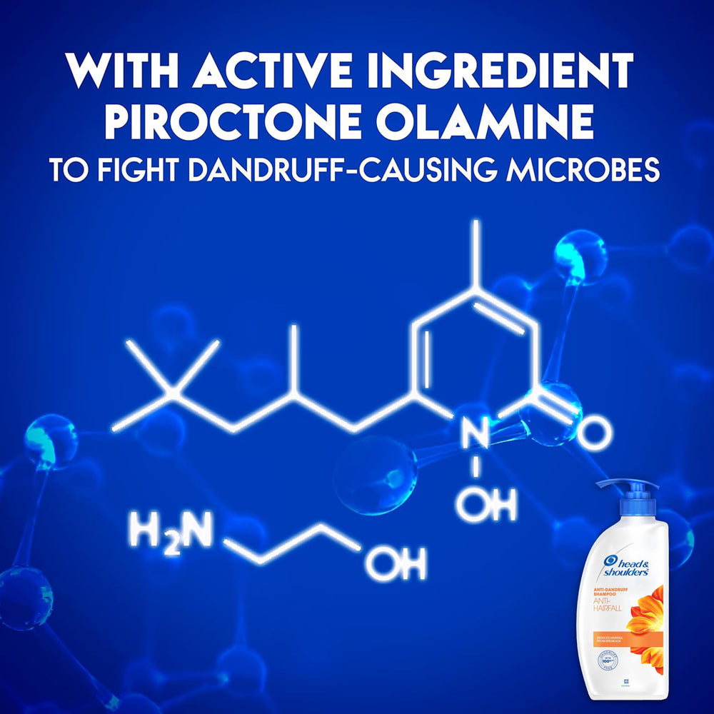 Head & Shoulders strengthening hair visual suggests reduced breakage and fuller-looking strands.
