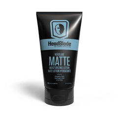 HeadBlade HeadLube Matte product shot shows non-greasy hydration for shaved heads.