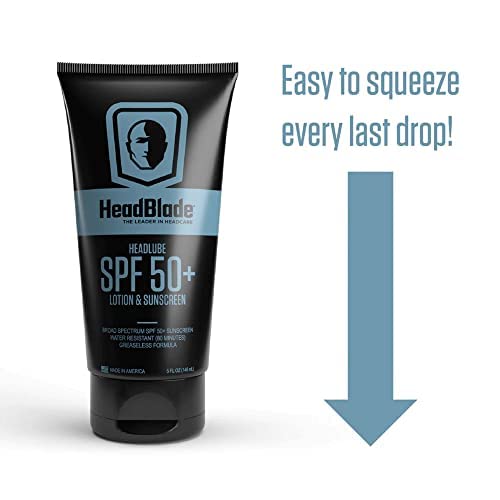HeadLube SPF 50 being rubbed in for non-greasy finish after sport.