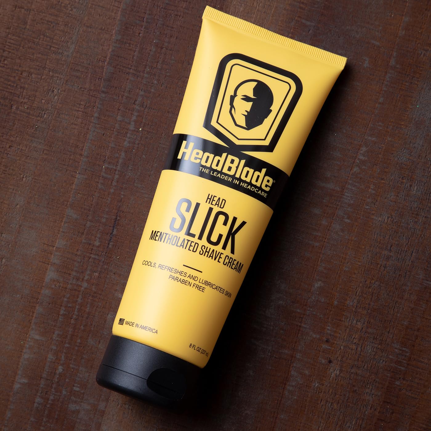 HeadBlade HeadSlick cruelty-free formula supports ethical, gentle shaving routine.