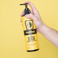 HeadBlade HeadSlick easy-rinse promotes quick cleanup after shaving.