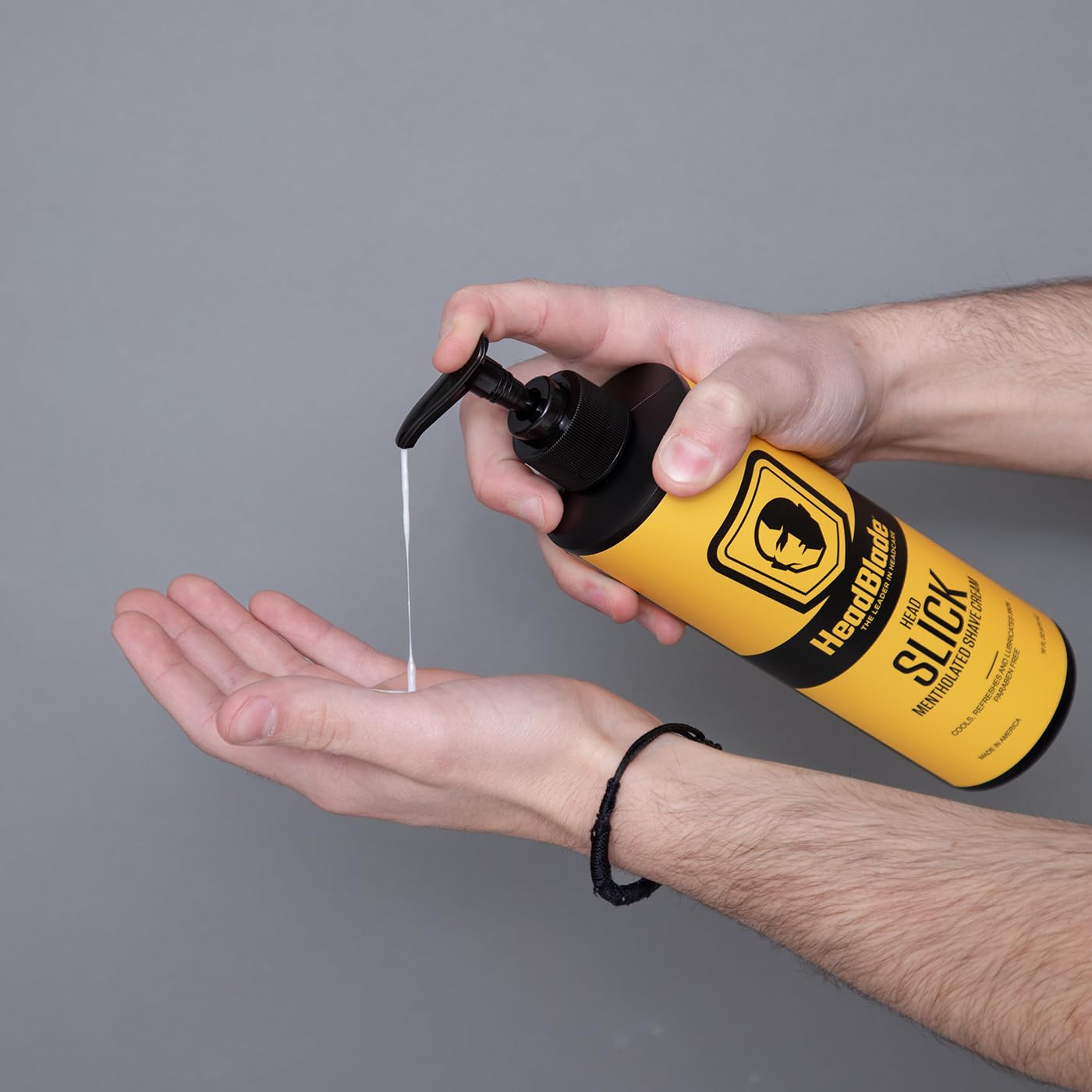 HeadBlade HeadSlick fragrance-free-dye-free emphasizes gentle, skin-friendly shaving.