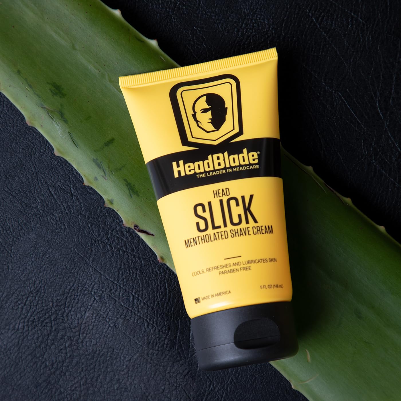 HeadBlade HeadSlick fragrance-free formula supports sensitive skin.