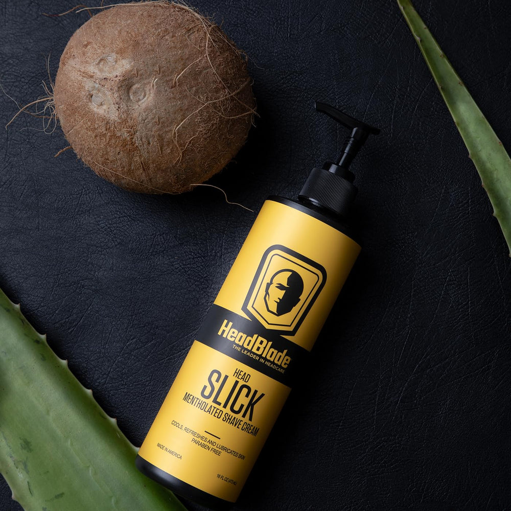 HeadBlade HeadSlick smooth-skin hints at comfortable, clean results after shaving.