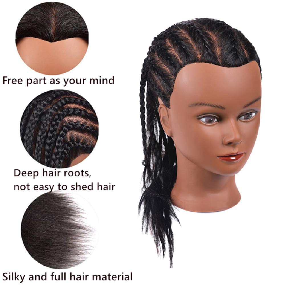 headdoll cosmetology practice session demonstrates versatile washing and conditioning practice.