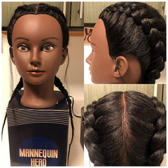 headdoll hair texture afro kinky closeup demonstrates realistic hair texture.