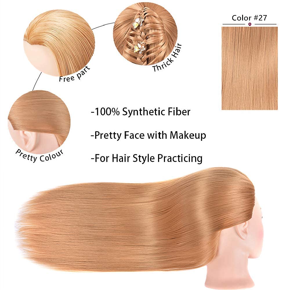 Headdoll training head supports ongoing stylist skill development