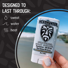 Headhunter tinted light brown face stick adds natural color and protection