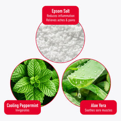 Heal&Rescue epsom salt foot gel with Aloe Vera benefits