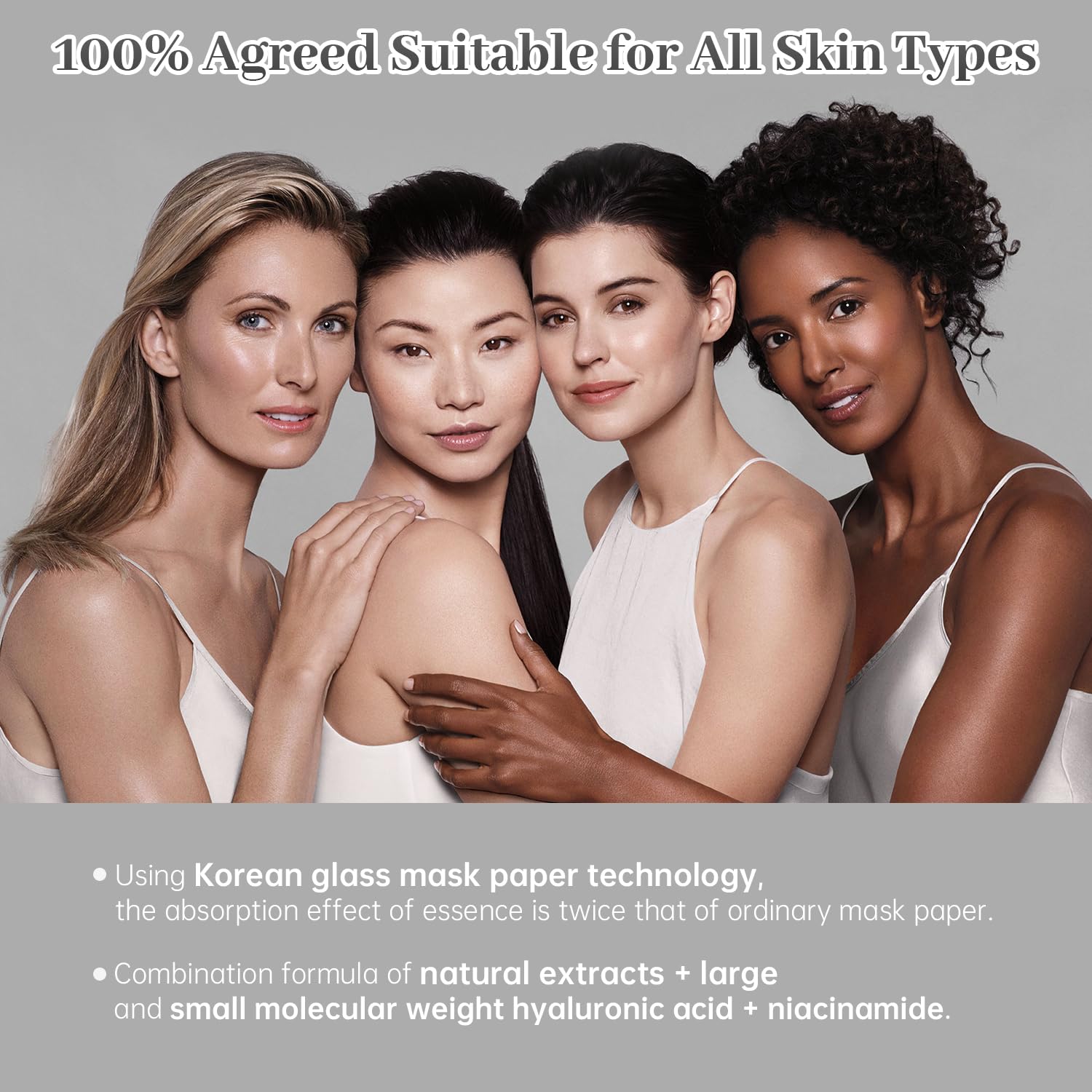 HEALOINE hyaluronic acid boost on mask supporting lasting hydration.