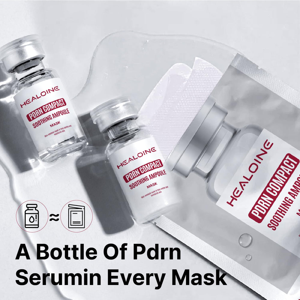 HEALOINE Salmon DNA PDRN Pink Deep Collagen Mask gift box presentation for skincare lovers.