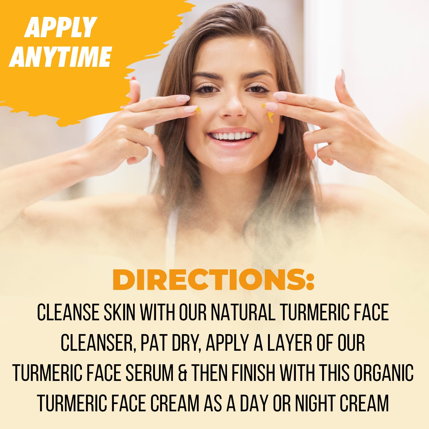 Healov turmeric skin glow after use suggests firmer, more hydrated complexion.