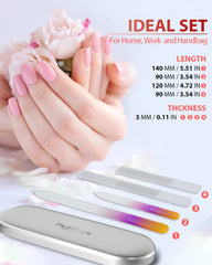 HealPure manicure tools case demonstrating organized portable kit.