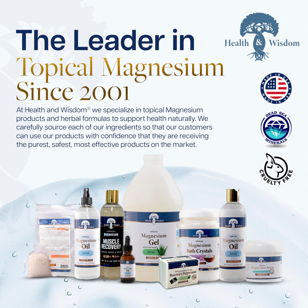 Health and Wisdom sensitive-skin formula ideal for daily use.
