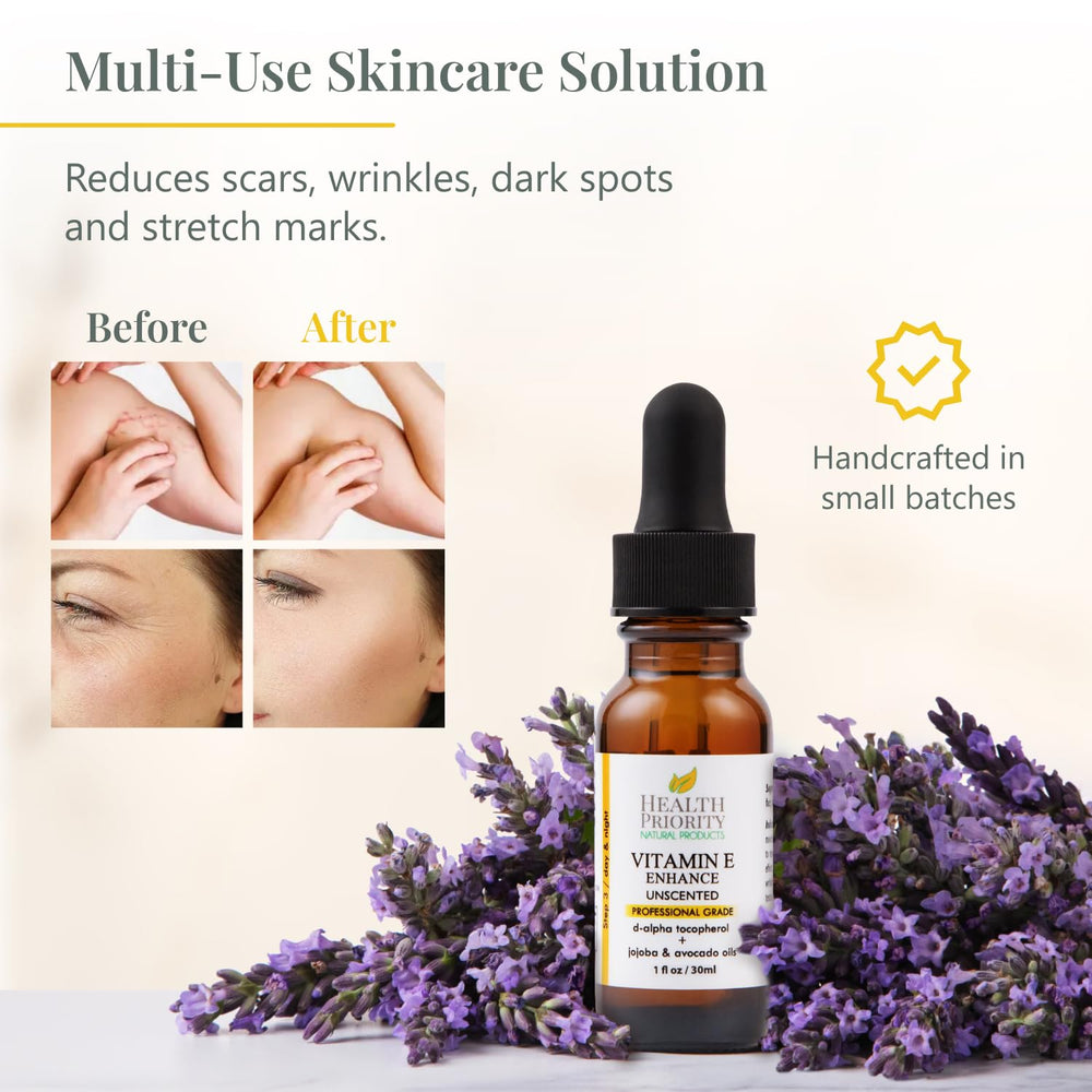 Health Priority Naturals jojoba oil blend drops for smooth, hydrated skin.
