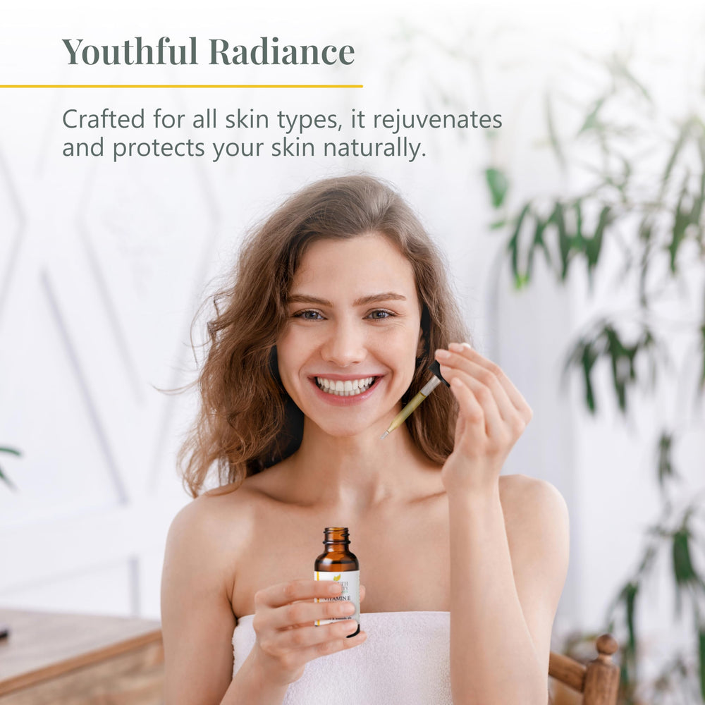 Health Priority Naturals unscented Vitamin E oil absorbed smoothly without greasiness.