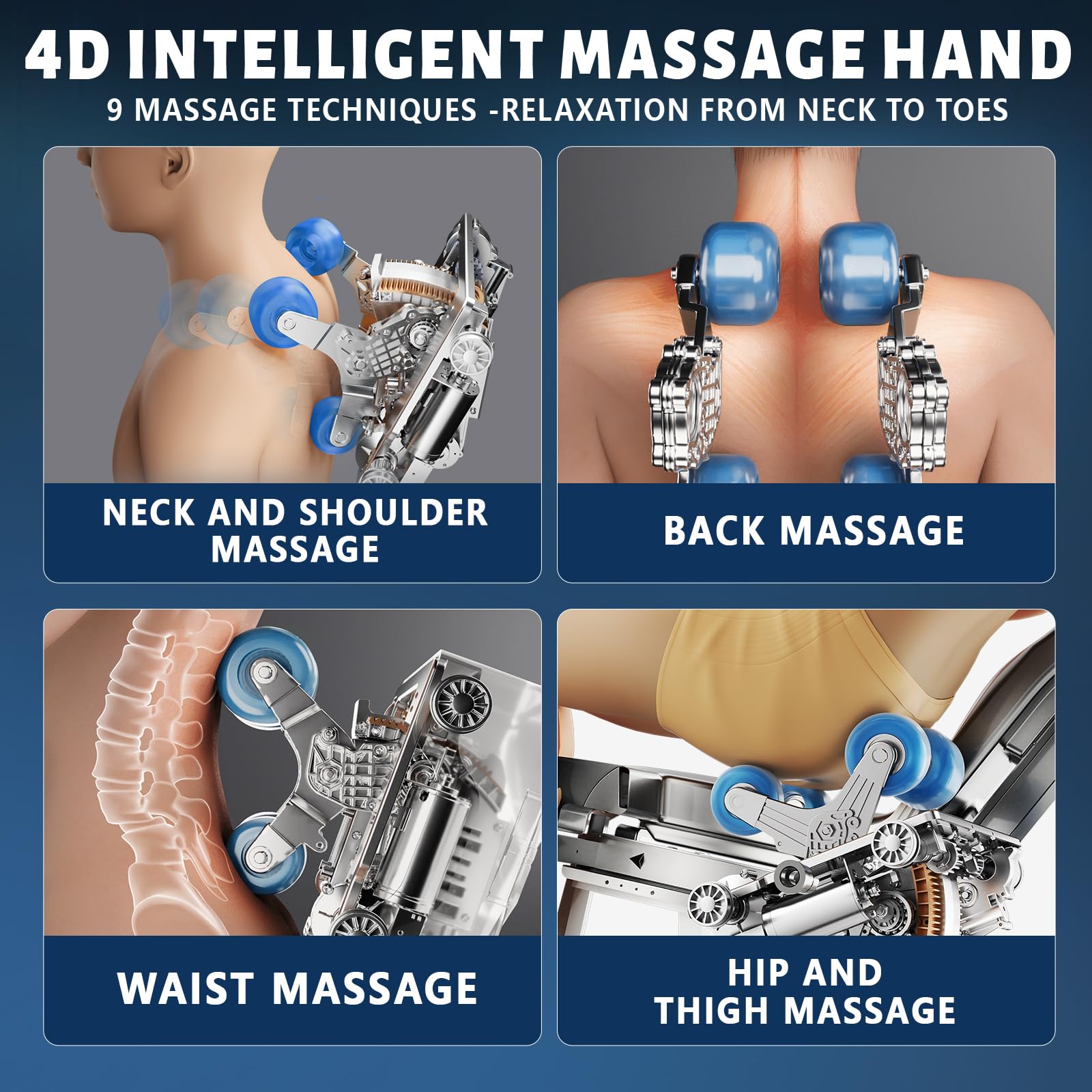 HealthRelife 4D chair app control enables convenient tailor-made sessions at home