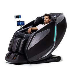 HealthRelife 4D massage chair back view showing full-body relaxation potential