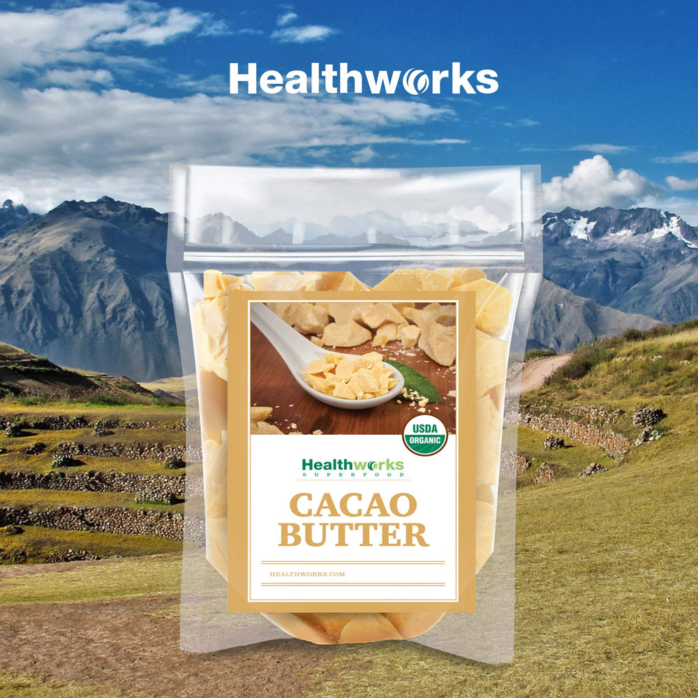 Healthworks cacao butter dessert ideas ready for DIY treats.
