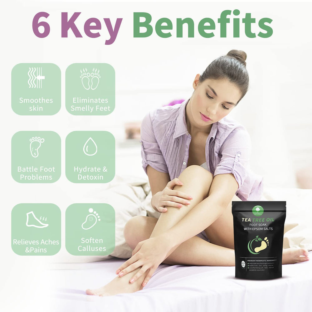 HEAMAVIN Tea Tree Foot Soak spa-at-home scene for refreshed feet