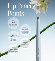Heart Percent Dote On Mood Lip Pencil smooth glide enables easy shading.