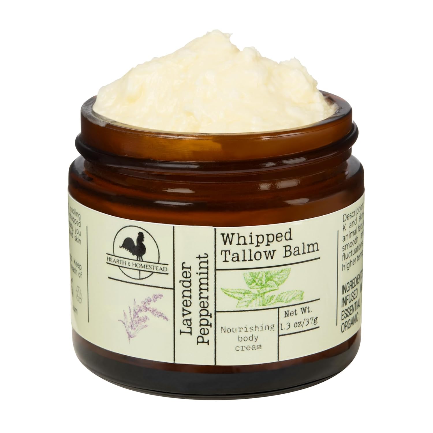 Hearth and Homestead balm application on skin demonstrating quick absorption