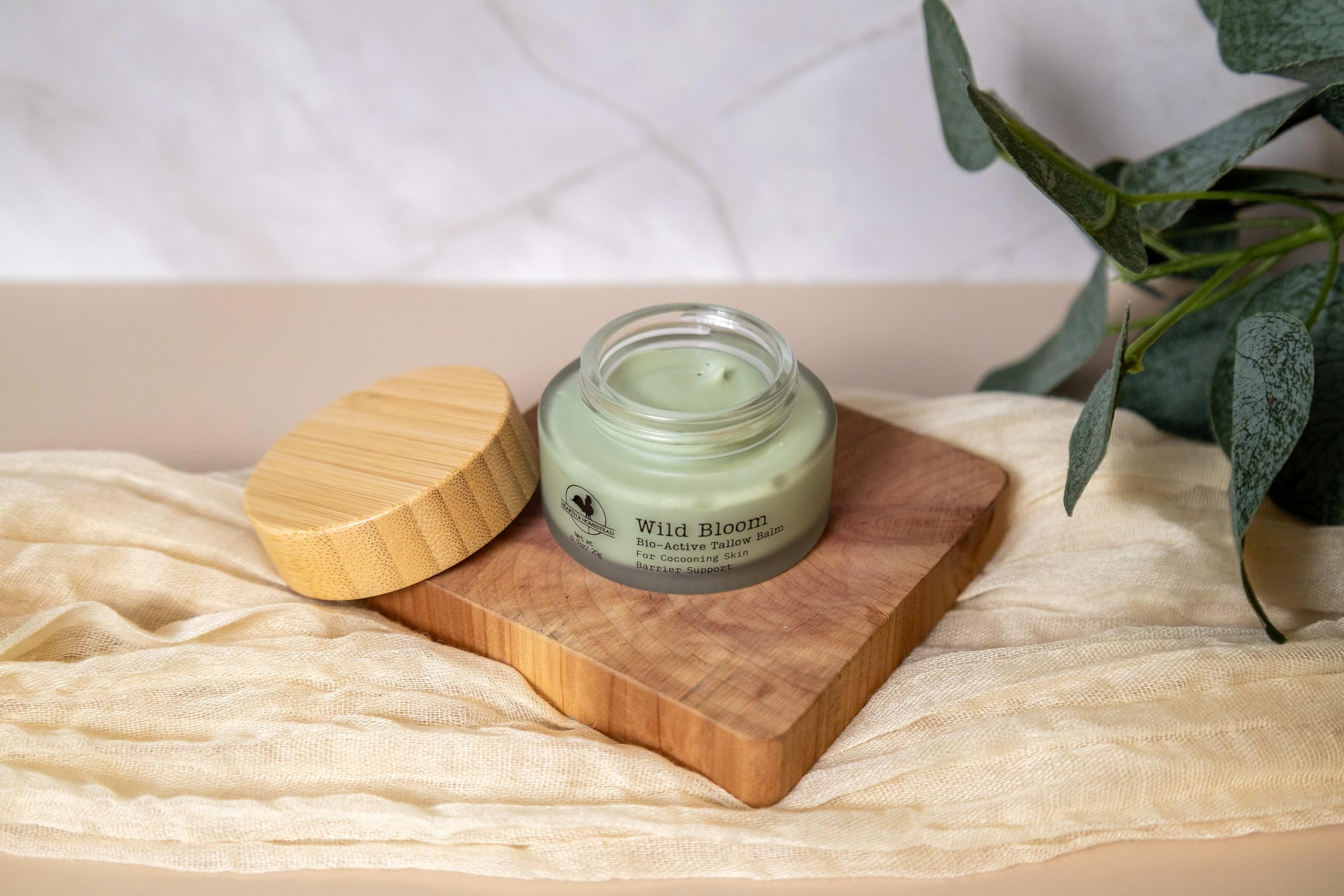 Hearth and Homestead Wild Bloom blue tansy oil emphasizes calming scent and gentle glow